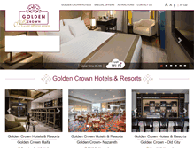 Tablet Screenshot of english.goldencrown.co.il